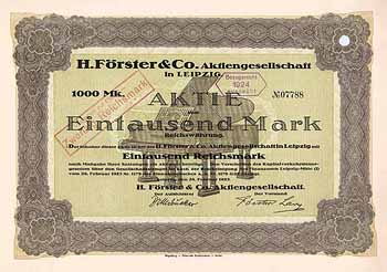 H. Förster & Co. AG