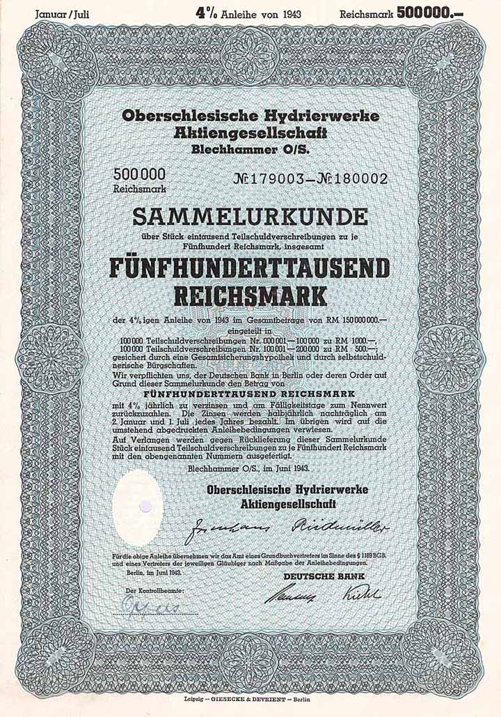 Oberschlesische Hydrierwerke AG