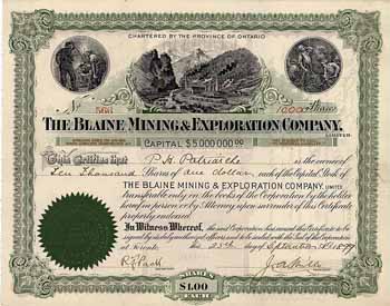 Blaine Mining & Exploration Co.