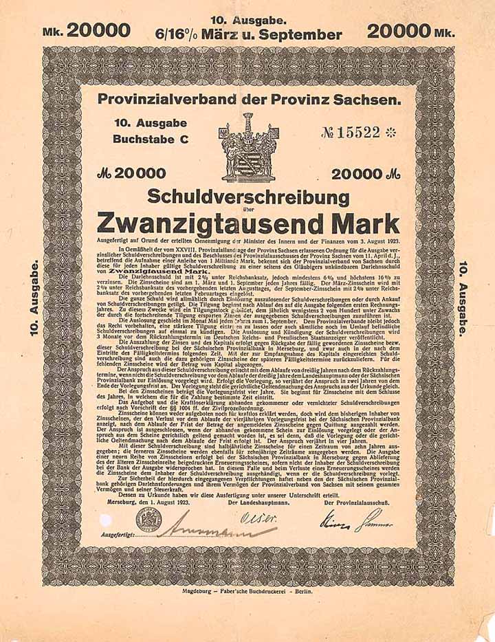 Provinzialverband der Provinz Sachsen