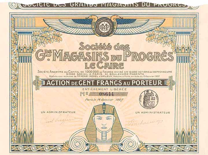 Soc. des Grands Magasins du Progrès le Caire S.A.