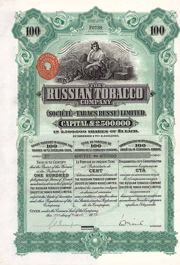 Russian Tobacco Co. Ltd.