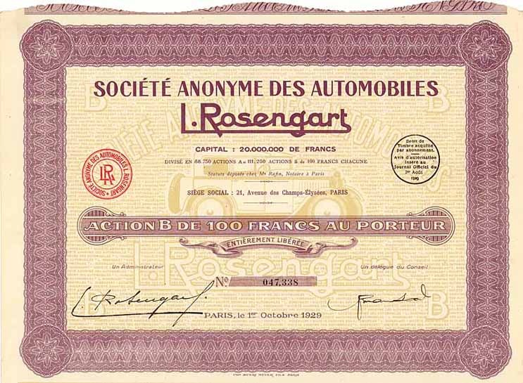 S.A. des Automobiles L. Rosengart