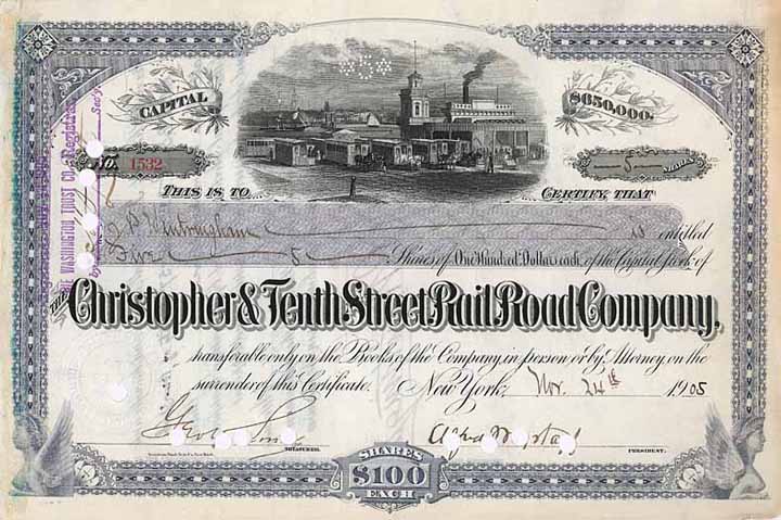 Christopher & Tenth Street Railroad