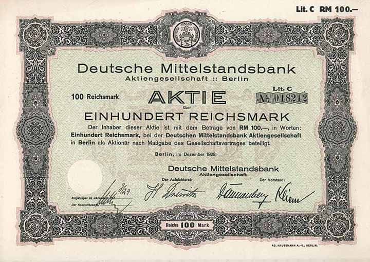 Deutsche Mittelstandsbank AG