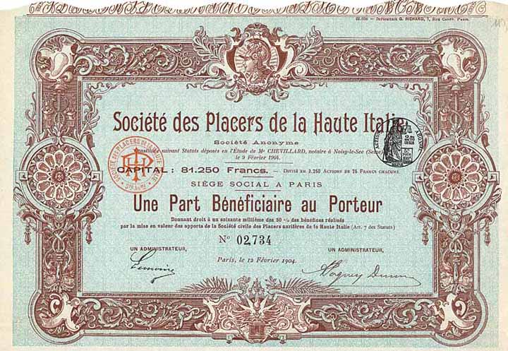 Soc. des Places de la Haute Italie S.A.