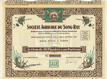 Soc. Agricole du Song-Ray S.A.