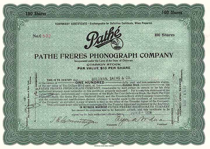 Pathe Freres Phonograph Co.