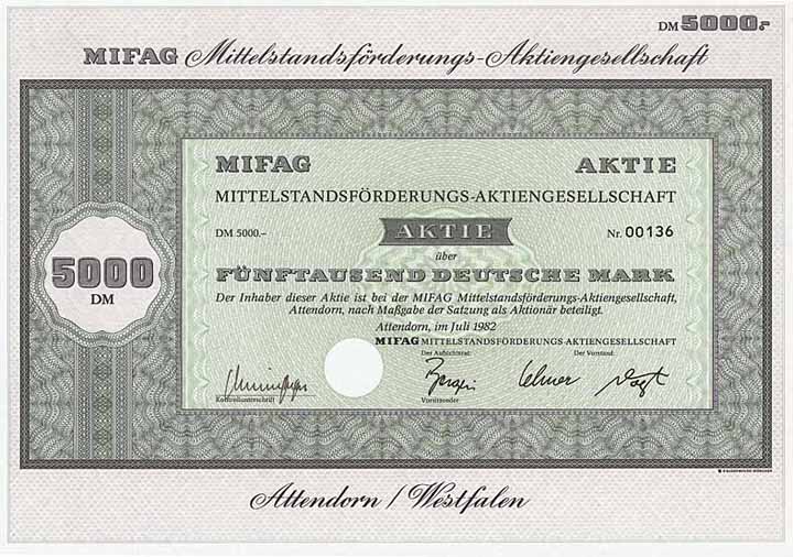 MIFAG Mittelstandsförderungs-AG