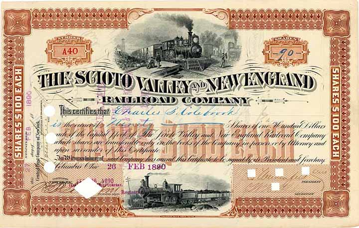 Scioto Valley & New England Railroad