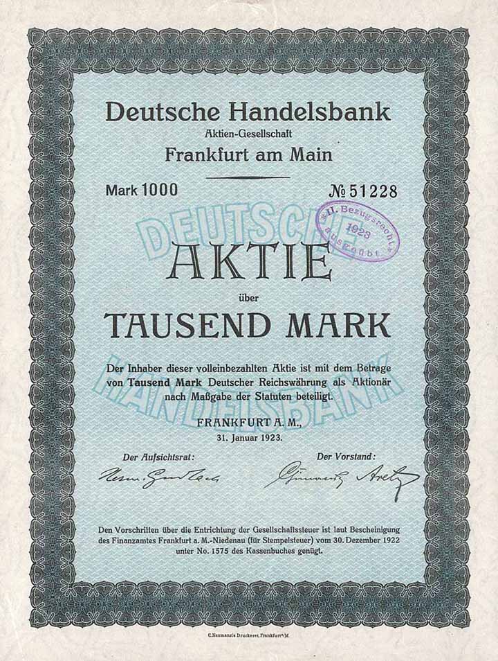 Deutsche Handelsbank AG