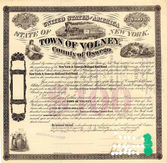 Town of Volney (New York & Oswego Midland Rail Road)