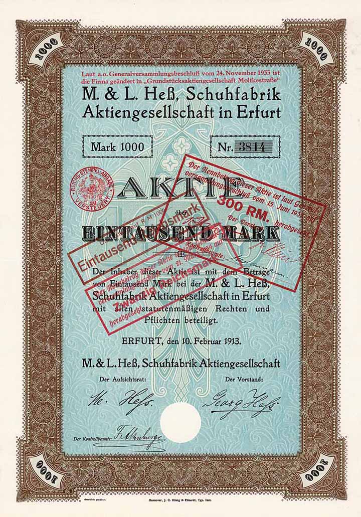 M. & L. Heß Schuhfabrik AG