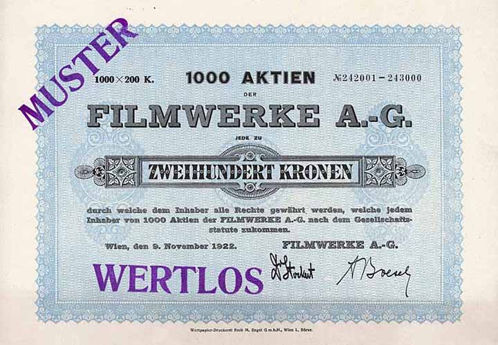 Filmwerke AG