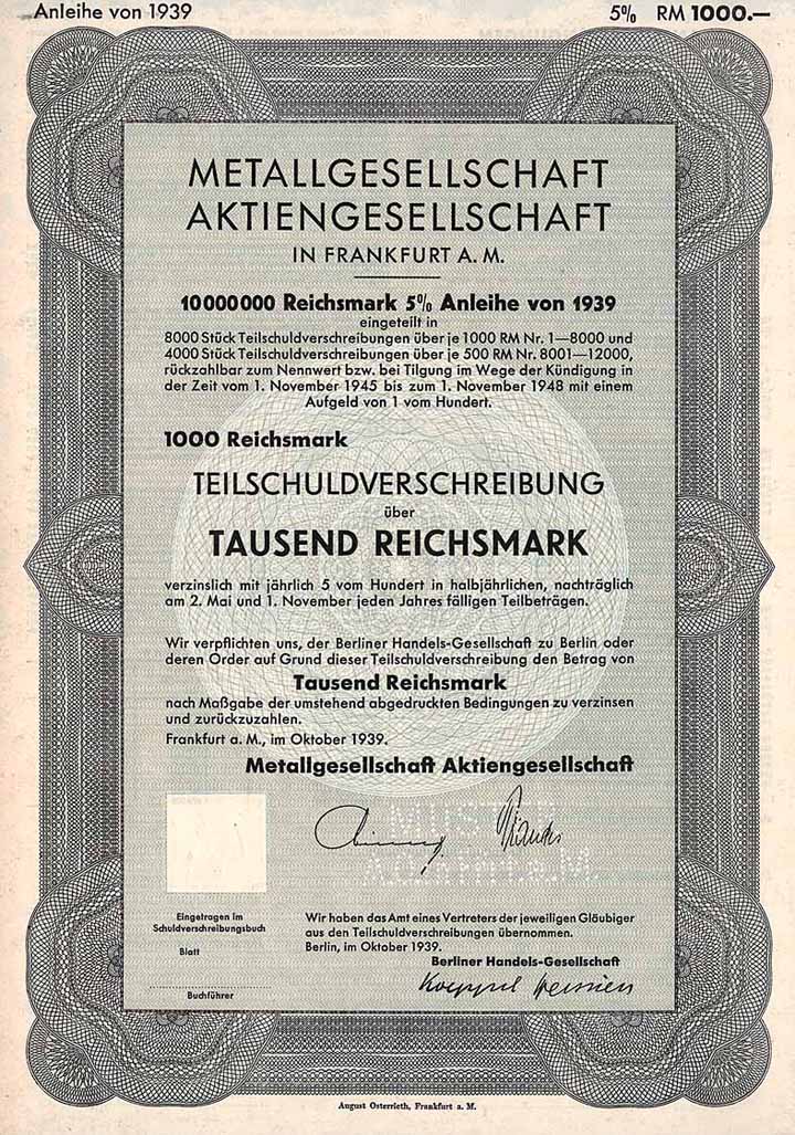 Metallgesellschaft AG