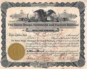 Baton Rouge, Hammond & Eastern Railroad