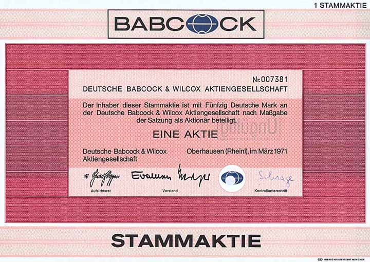 Deutsche Babcock & Wilcox AG