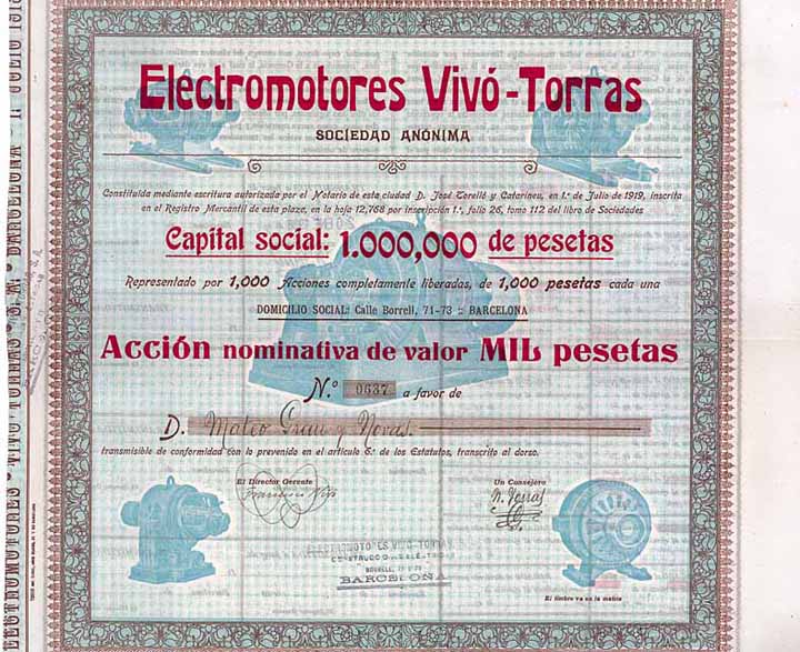 Electromotores Vivó-Torras S.A.