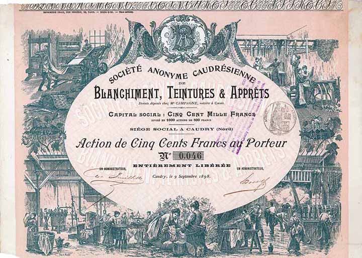 S.A. Caudrésienne de Blanchiment, Teintures & Apprèts