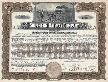 Southern Railway (Mobile & Ohio Stock Trust Certificate)