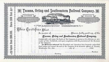 Tacoma, Orting & Southeastern Railroad