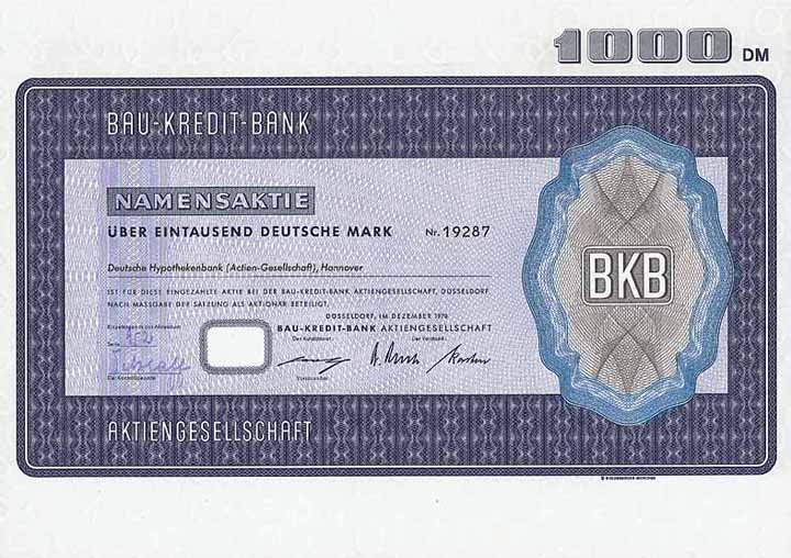 Bau-Kredit-Bank AG