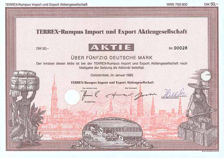 TERREX-Rumpus Import und Export AG