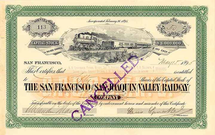 San Francisco & San Joaquin Valley Railway