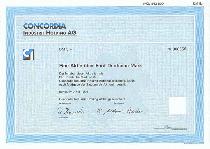 Concordia Industrie Holding AG