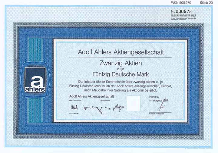 Adolf Ahlers AG