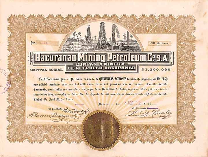 Bacuranao Mining Petroleum Co. S.A.