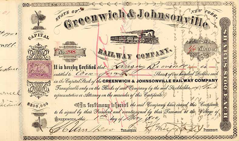 Greenwich & Johnsonville Railroad