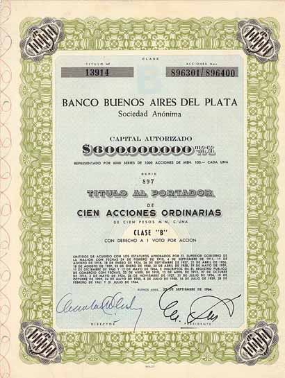 Banco Buenos Aires del Plata S.A.
