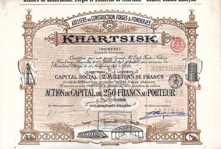 Ateliers de Construction, Forges & Fonderies de Khartsisk (Donetz) S.A.