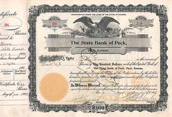 State Bank of Peck, Kansas