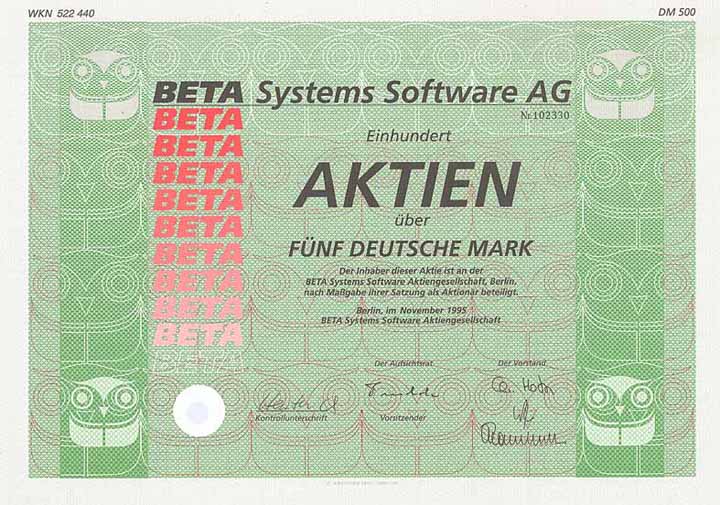 BETA Systems Software AG