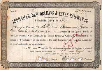 Louisville, New Orleans & Texas Railway