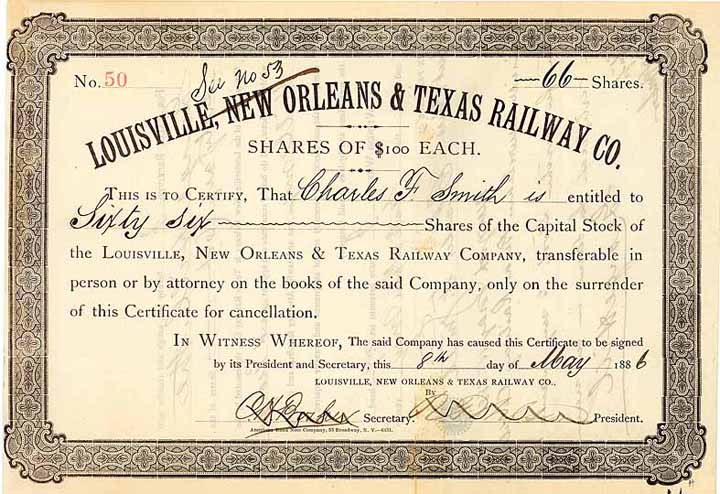 Louisville, New Orleans & Texas Railway