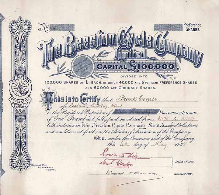 Beeston Cycle Company Ltd.