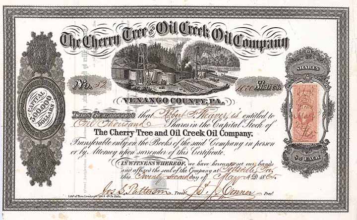 Cherry Tree & Oil Creek Oil Co.