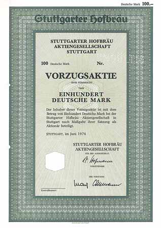 Stuttgarter Hofbräu AG