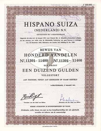 Hispano Suiza (Nederland) N.V.