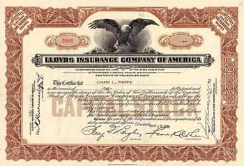 Lloyds Insurance Co. of America