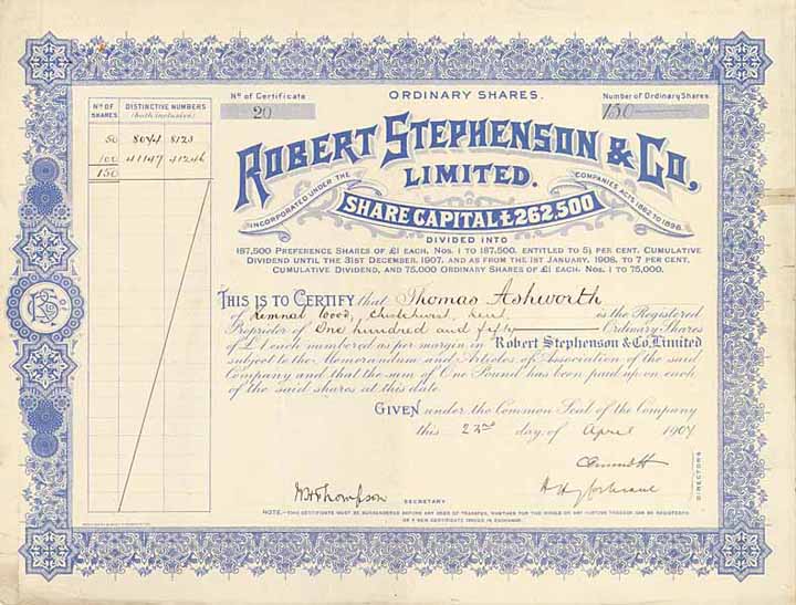 Robert Stephenson & Co.