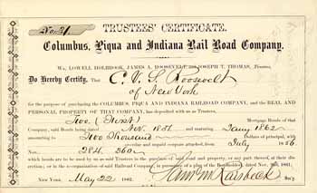 Columbus Piqua & Indiana Railroad