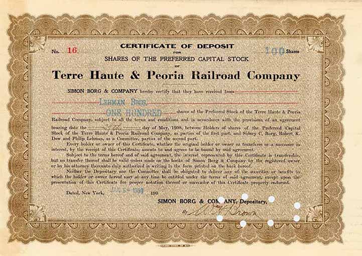 Terre Haute & Peoria Railroad