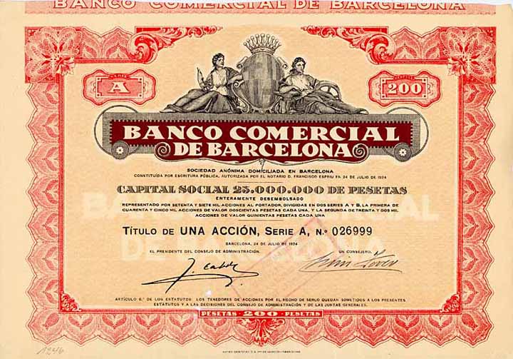 Banco Comercial de Barcelona S.A.