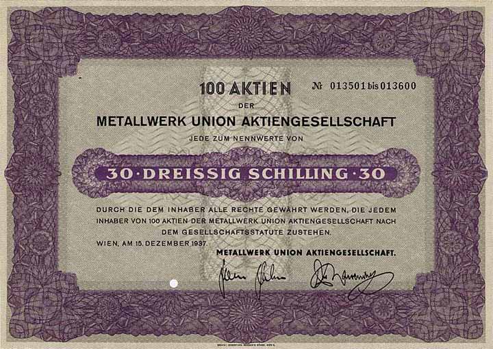 Metallwerk Union AG