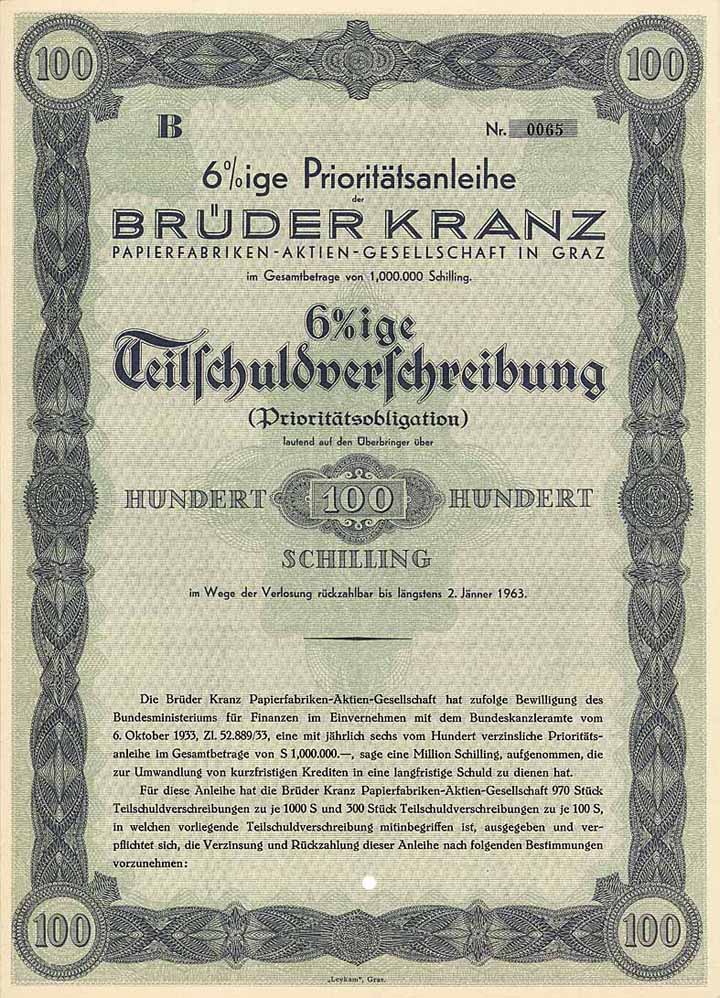 Brüder Kranz Papierfabriken-AG