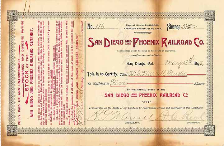 San Diego & Phoenix Railroad